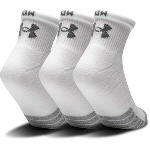 Under Armour HEATGEAR QUARTER 3PK Uniszex zokni, fehér, méret kép