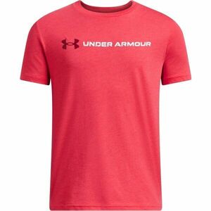 Under Armour WORDMARK Fiú póló, piros, méret kép