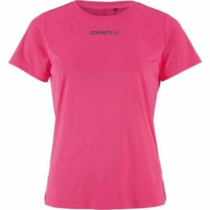 Craft CORE ESSENCE SS TEE 2 W Női sportpóló, rózsaszín, méret kép