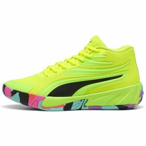 Puma COURT PRO MARBLE Férfi kosárlabda cipő, világoszöld, méret 45 kép
