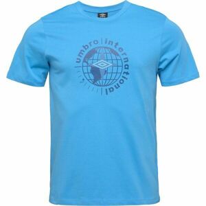 Umbro GLOBE GRAPHIC TEE Férfi póló, kék, méret kép