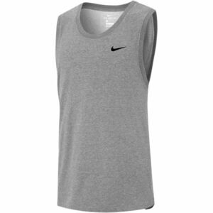 Nike DRY TANK DFC SOLID Férfi top, szürke, méret kép