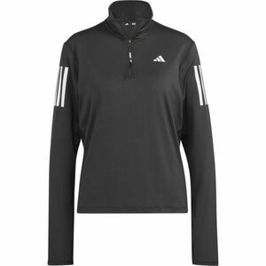 adidas OWN THE RUN HALF-ZIP Férfi felső futáshoz, fekete, méret kép
