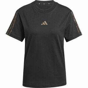 adidas EMBROIDERED T-SHIRT Női póló, fekete, méret kép