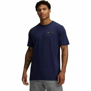 Under Armour STRIP LOGO Férfi póló, sötétkék, méret kép