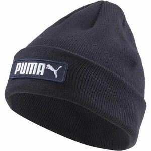 Puma CLASSIC CUFF BEANIE Férfi kötött sapka, sötétkék, méret UNI kép