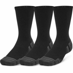Under Armour PERFORMANCE TECH 3PK CREW Uniszex zokni, fekete, méret kép