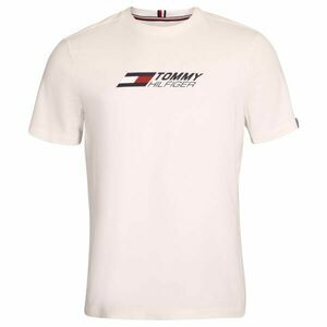 Tommy Hilfiger ESSENTIALS BIG LOGO S/S TEE Férfi póló, fehér, méret kép