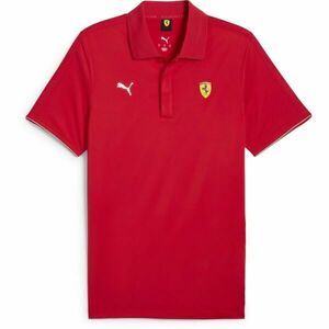 Puma FERRARI RACE CLOUDSPUN POLO Férfi galléros póló, piros, méret XXXL kép