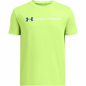 Under Armour WORDMARK Fiú póló, világoszöld, méret kép