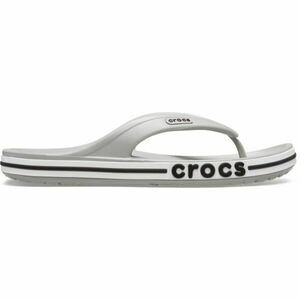 Crocs BAYABAND FLIP Uniszex flip-flop papucs, szürke, méret 37/38 kép