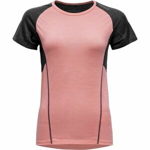 Devold RUNNING MERINO 130 SHIRT MAN Férfi póló, rózsaszín, méret kép