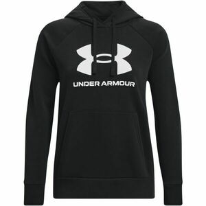 Under Armour RIVAL FLEECE BIG LOGO Női pulóver, fekete, méret kép