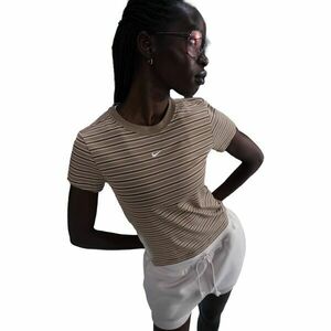 Nike SPORTSWEAR CHILL KNIT Női póló, barna, méret kép