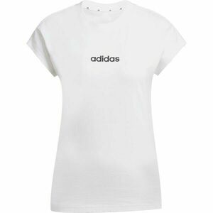 adidas ESSENTIALS LINEAR SINGLE Női póló, fehér, méret kép