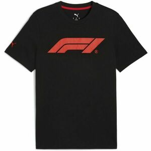 Puma F1 ESSENTIALS LOGO TEE Férfi póló, fekete, méret kép
