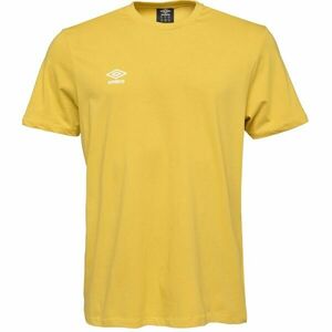 Umbro FW SMALL LOGO TEE Férfi póló, sárga, méret kép