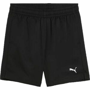Puma TAD ESSENTIALS WOVEN SHORTS B Fiú rövidnadrág sportoláshoz, fekete, méret kép