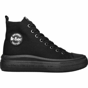 Lee Cooper CANVAS Női vászon teniszcipő, fekete, méret kép