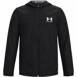 Under Armour SPORTSTYLE WINDBREAKER Fiú kabát, fekete, méret kép