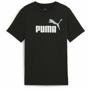 Puma ESSENTIALS 2 COLOR N0.1 LOGO TEE B Fiú póló, fekete, méret kép