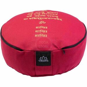 YOGGYS MEDITATION PILLOW MANTRA Meditációs párna, piros, méret kép