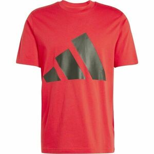 adidas BL SJ T Férfi póló, piros, méret kép