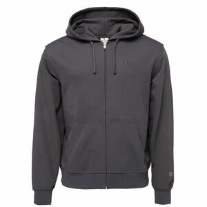 Champion FULL ZIP Férfi pulóver, sötétszürke, méret kép