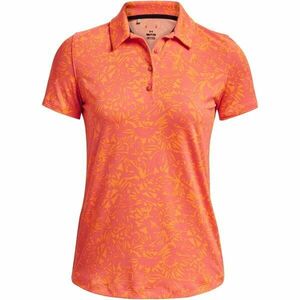 Under Armour PLAYOFF PRINTED SS POLO Női galléros póló, rózsaszín, méret kép