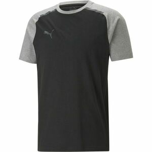 Puma TEAMCUP CASUALS TEE Futballpóló, fekete, méret kép