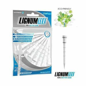 LIGNUM TEES 72MM Golf tee, fehér, méret kép