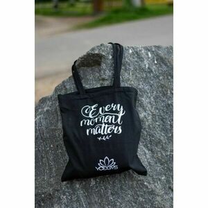 YOGGYS MULTIFUNCTIONAL ECO BAG Pamuttáska, fekete, méret kép