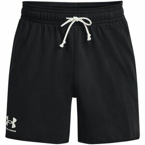 Under Armour RIVAL TERRY 6IN Férfi rövidnadrág, fekete, méret kép