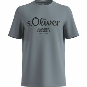 s.Oliver RL BIG SIZE LOGO NOOS Férfi póló, sötétszürke, méret kép