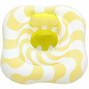 Bestway WAVY SQUARE Felfújható úszógumi, sárga, méret kép