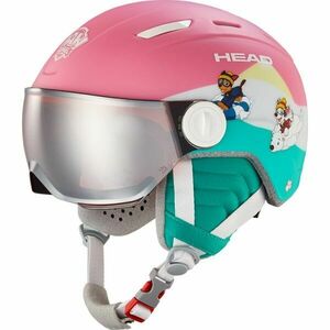 Head MAJA VISOR Gyerek sísisak, rózsaszín, méret kép
