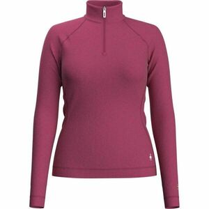 Smartwool W CLASSIC THERMAL MERINO BL 1/4 ZB Női felső, rózsaszín, méret kép