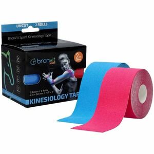 BronVit SPORT KINESIO TAPE SET 5CM X 6 M Kineziológiai tape szett, kék, méret kép