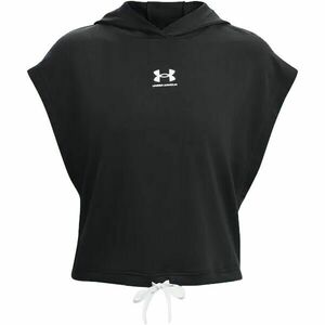 Under Armour UA RIVAL TERRY SS HOODIE Női fitness sportpulóver, fekete, méret kép