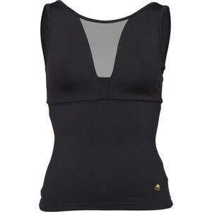 GOLDBEE SHAPING LONG TOP MESH Női ujjatlan felső, fekete, méret kép
