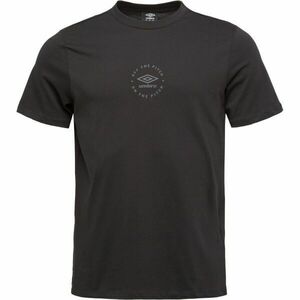 Umbro RLXS TEE ESSENTIALS Férfi póló, fekete, méret kép