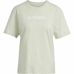 adidas TERREX CLASSIC LOGO Női póló, világoszöld, méret kép