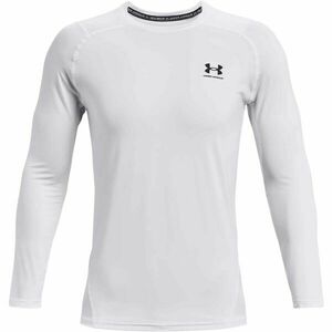 Under Armour HG ARMOUR FITTED LS Férfi hosszú ujjú felső, fehér, méret kép