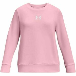 Under Armour RIVAL TERRY Lány pulóver, rózsaszín, méret kép