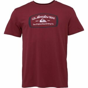 Quiksilver QS MIND BARREL SS Férfi póló, bordó, méret kép