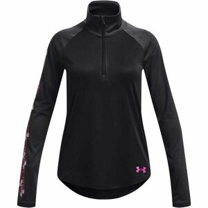 Under Armour TECH GRAPHIC 1/2 ZIP Lány felső, fekete, méret kép