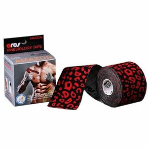Ares KINESIO TAPE UNCUT 5CM X 5M Kineziológiai tapasz, fekete, méret kép