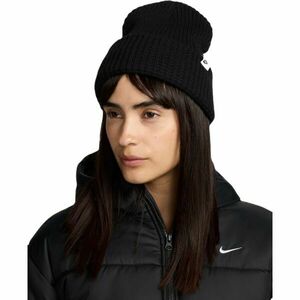 Nike PEAK BEANIE Női téli sapka, fekete, méret kép