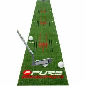 PURE 2 IMPROVE PUTTING MAT 275 x 30 cm Golf gyakorlószőnyeg, zöld, méret kép