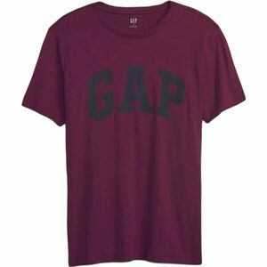 GAP V-BASIC LOGO T Férfi póló, bordó, méret kép